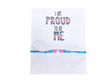 Trans Pride Proud To Be Me Beaded Transgender Bracelet