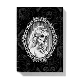 King and Queen Gothic Crowned Skull Cameo King Front Hardback Journal