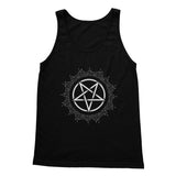 Glowing Pentagram Gothic Softstyle Tank Top