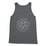 Glowing Pentagram Gothic Softstyle Tank Top