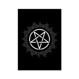 Glowing Pentagram Gothic Fine Art Print