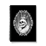 The King Gothic Crowned Skull Cameo Notebook