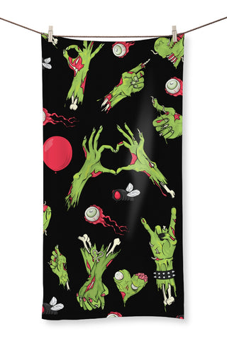 Zombie All Over Print Towel