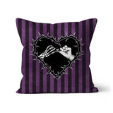 A Promise to the Dead Purple Patterned Cushion