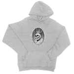The King Gothic Crowned Skull Cameo College Hoodie