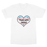 Trans Goth Energy LGBTQ Punk Transgender Pride Heart Softstyle T-Shirt