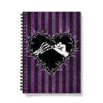 A Promise to the Dead Purple Patterned Notebook