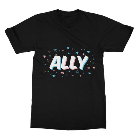 Trans Ally Transgender Pride Softstyle T-Shirt