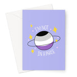 I'm Not In A Phase Asexual Pride Greeting Card
